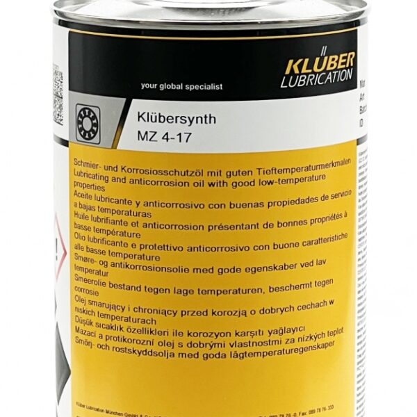 Klübersynth MZ 4-17 Low-temperature corrosion protection oil 1l tin