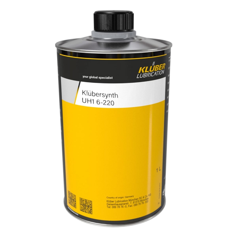 Klübersynth UH1 6-220 Synthetic high-performance gear oil 1l tin