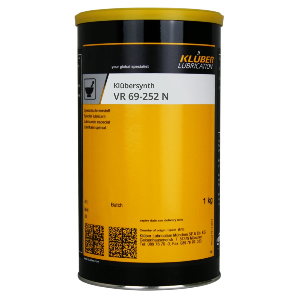 Klübersynth VR 69-252 N Lubrication valve grease 1kg can