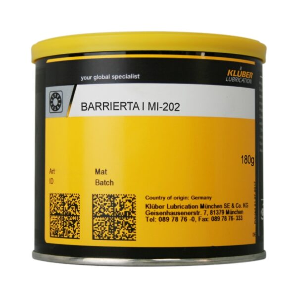 Klüber BARRIERTA I MI-202 High-temperature long-term grease 180g can