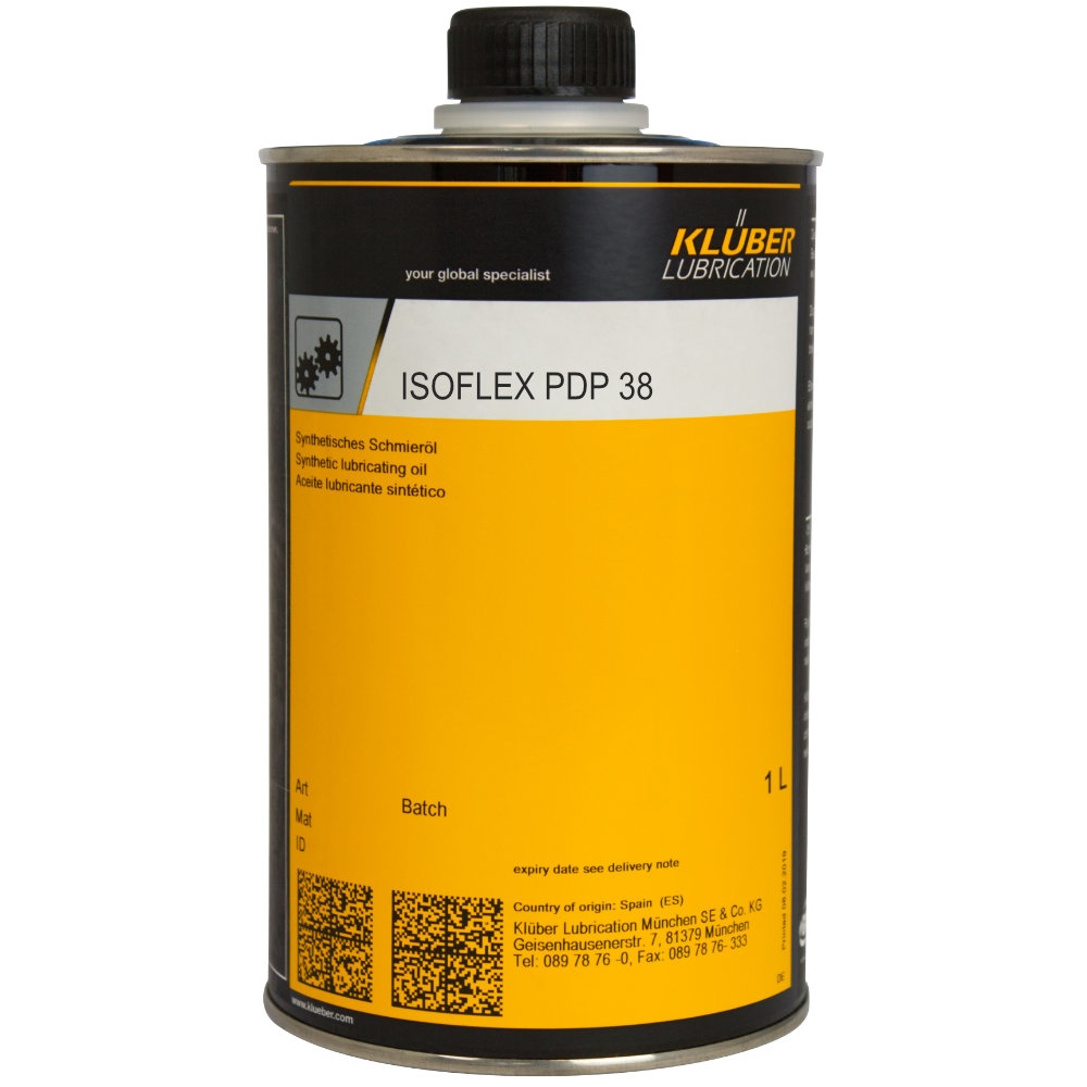Klüber ISOFLEX PDP 38 Synthetic long-term oil 1L can