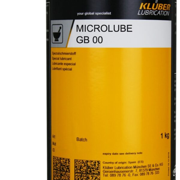 Klüber Microlube GB 00 Mineral oil based lubricant grease 1kg