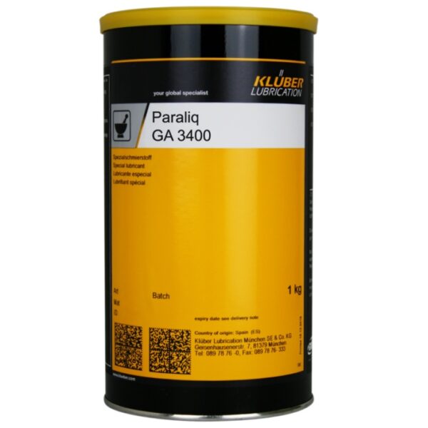 Klüber Paraliq GA 3400 Fluid gear grease for food-processing 1kg can