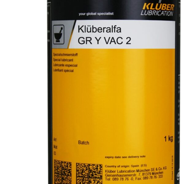 Klüberalfa GR Y VAC 2 Special greases for vacuum applications 1 kg