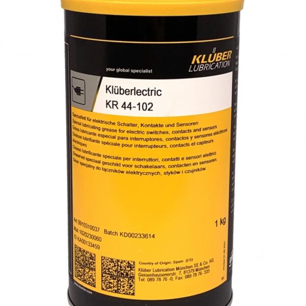 Klüberlectric KR 44-102 Grease for electrical switches, contacts, 1kg