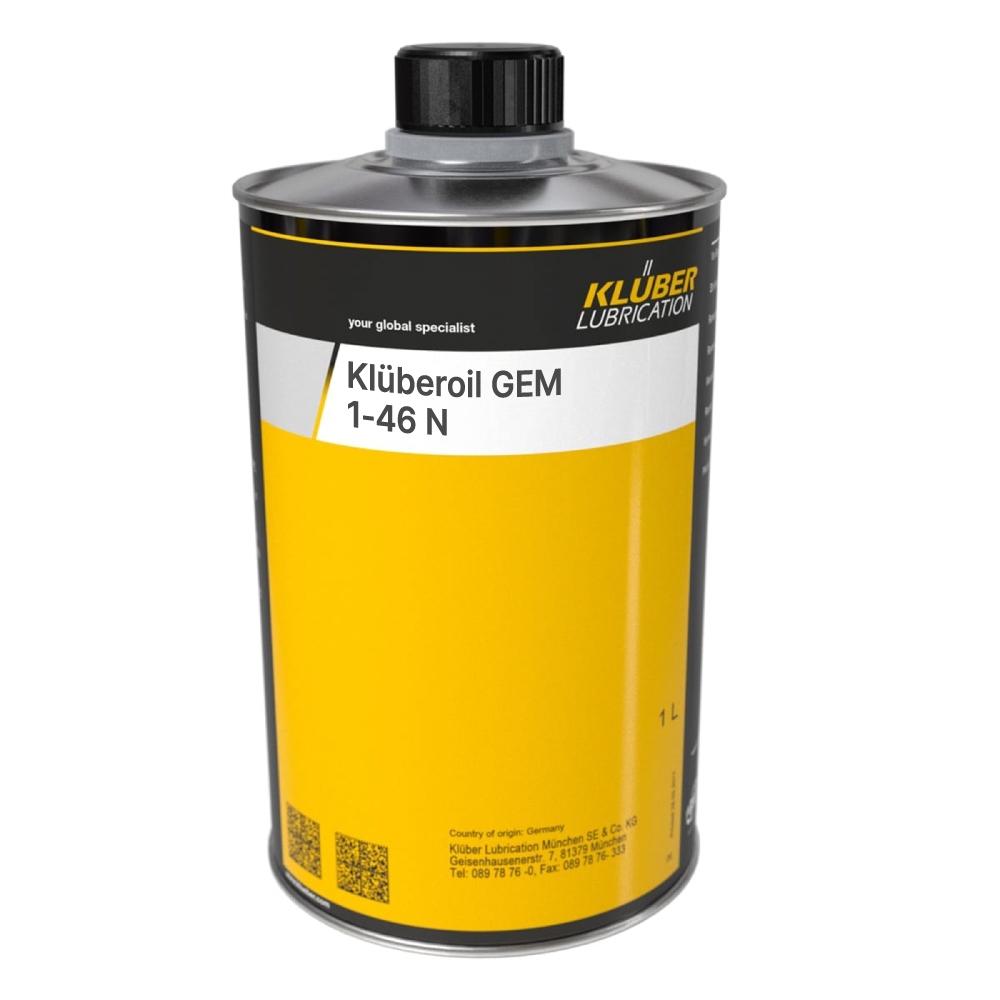 Klüberoil GEM 1-46 N High-performance multipurpose oil ISO VG 46, 1L
