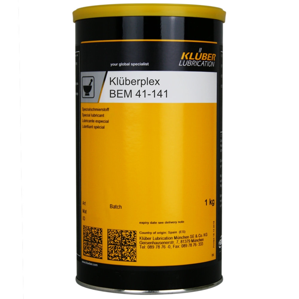 Klüberplex BEM 41-141 Lubricant for rolling and plain bearings 1kg tin
