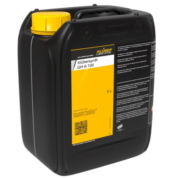 Klübersynth GH 6-100 High performance gear oil 5l canister