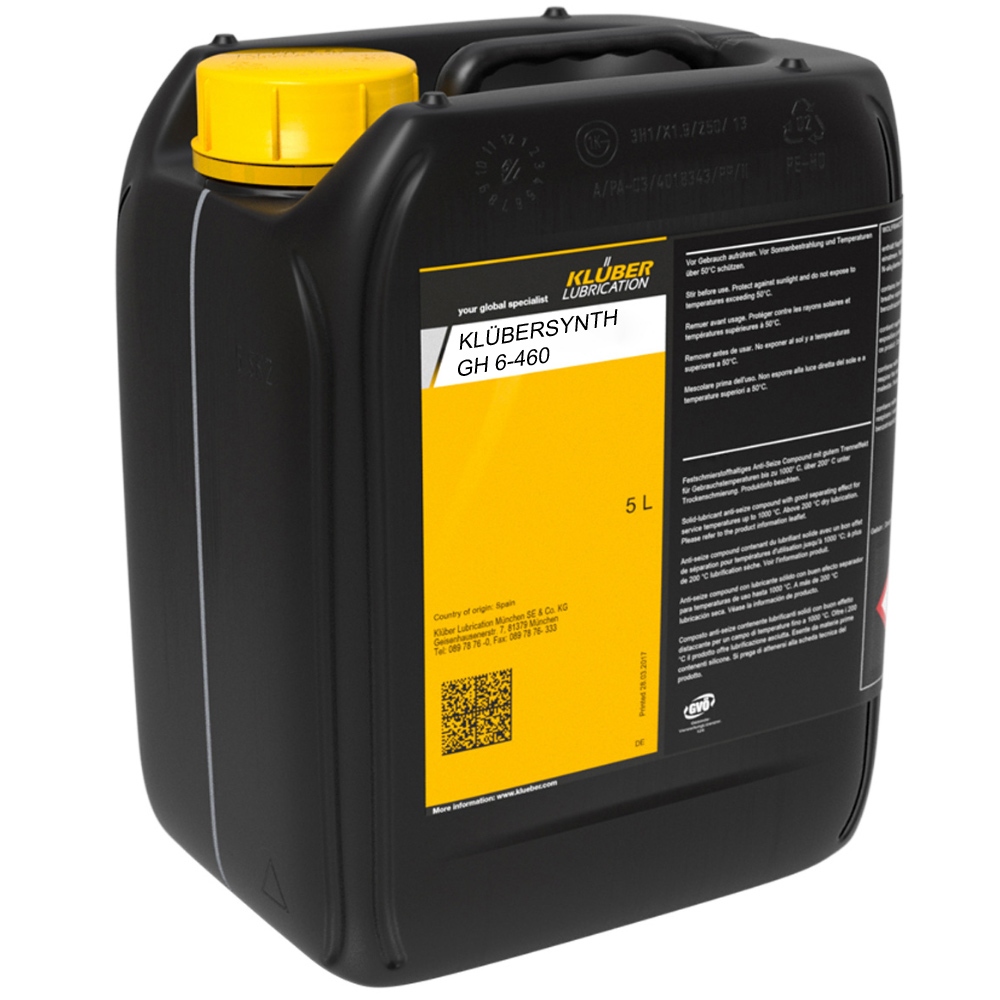 Klübersynth GH 6-460 Synthetic High-performance Gear Oil PG 5L
