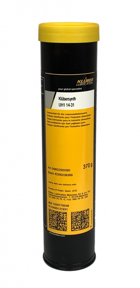 Klübersynth UH1 14-31 Lubricating grease for food industry 370g