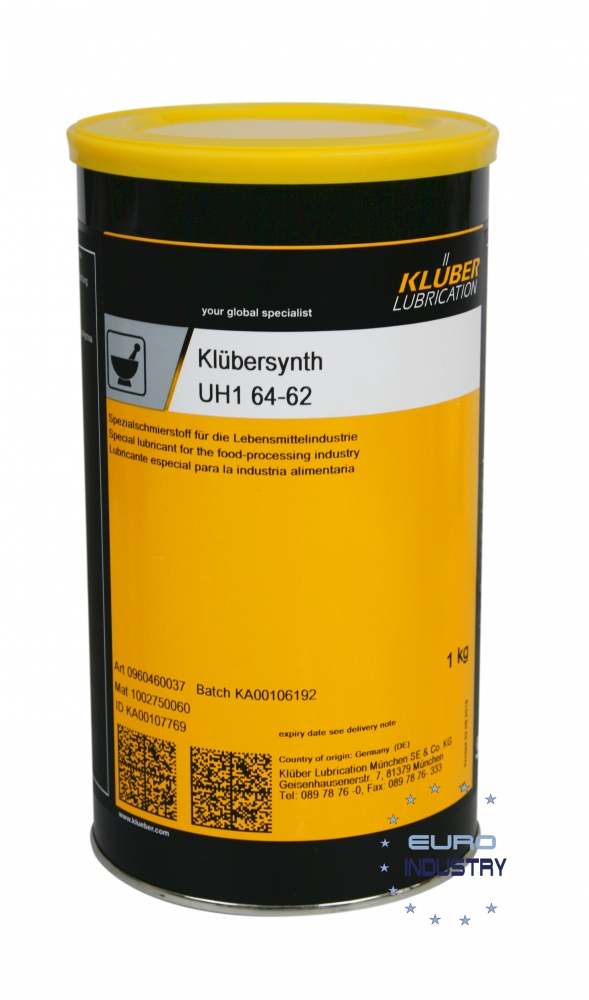 Klübersynth UH1 64-62 Synthetic lubricating grease 1kg tin