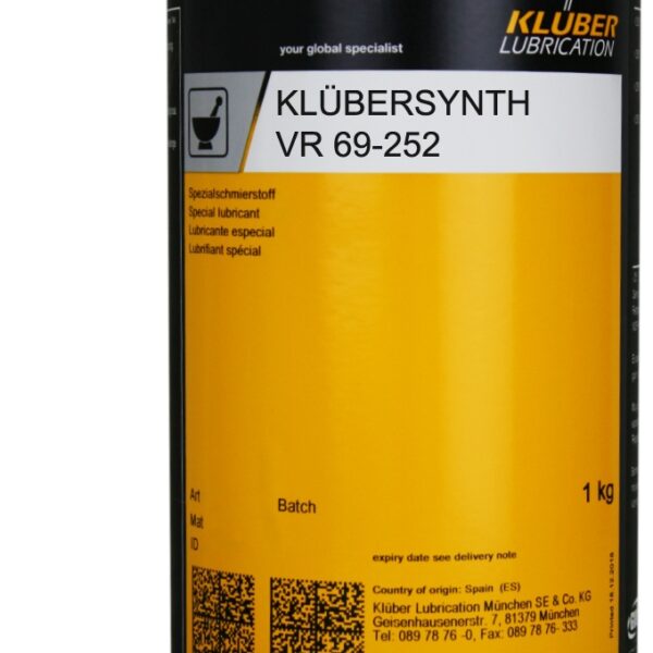 Klübersynth VR 69-252 Lubrication grease for drink water fittings 1kg