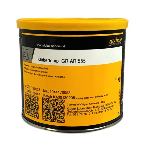 Klübertemp GR AR 555 Long-term lubricating grease for high-temp 1kg