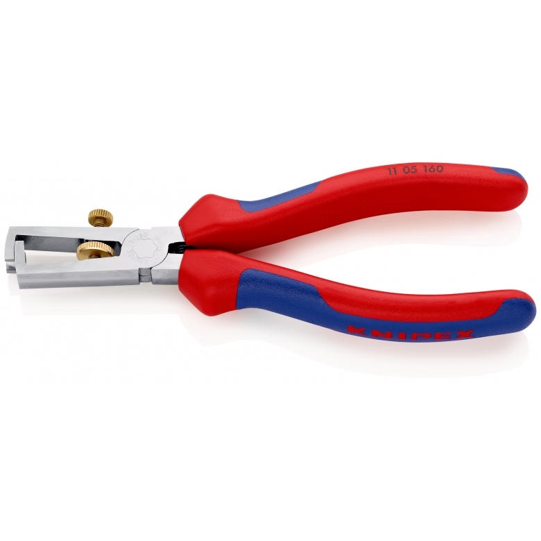Knipex 1105160 Insulation Stripper universal with opening spring 160mm