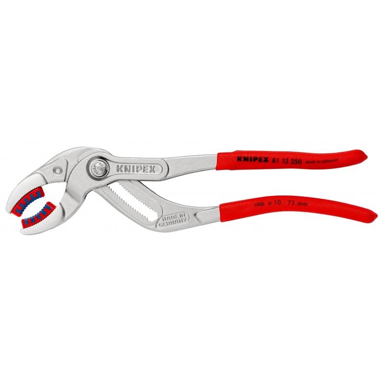 Knipex 8113250 Siphon and Connector Plier chrome-plated 250 mm