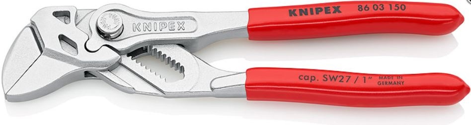 Knipex 8603150  Mini plier wrench with smooth jaws 150mm