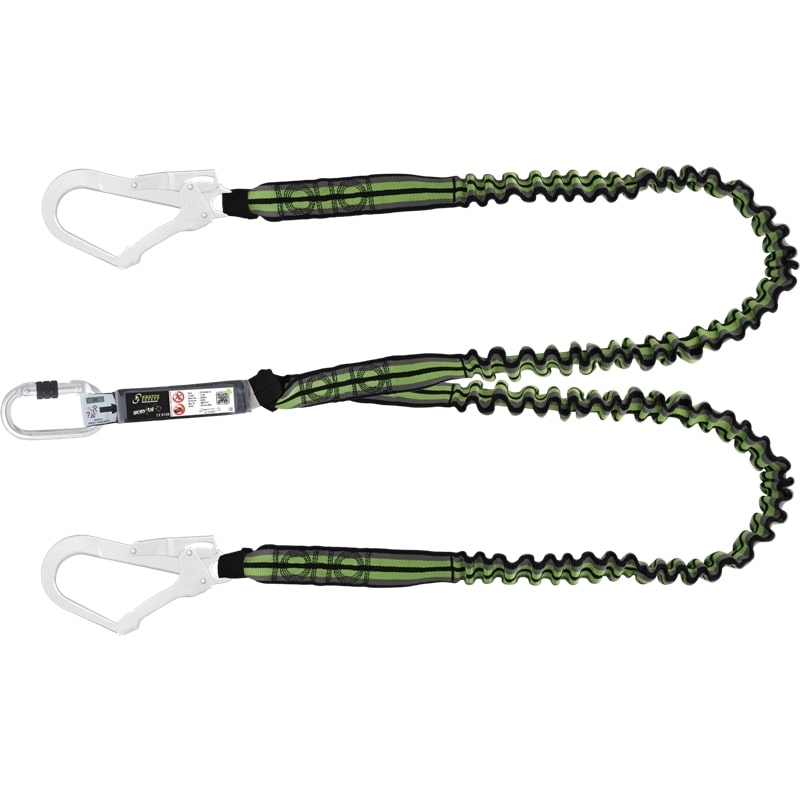 Kratos FA3080015 Forked energy absorbing expandable lanyard 1.50 m