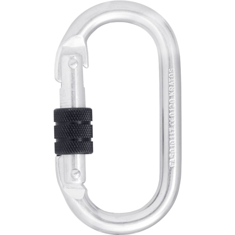 Kratos FA5010117 Steel Screw-locking Karabiner EN362