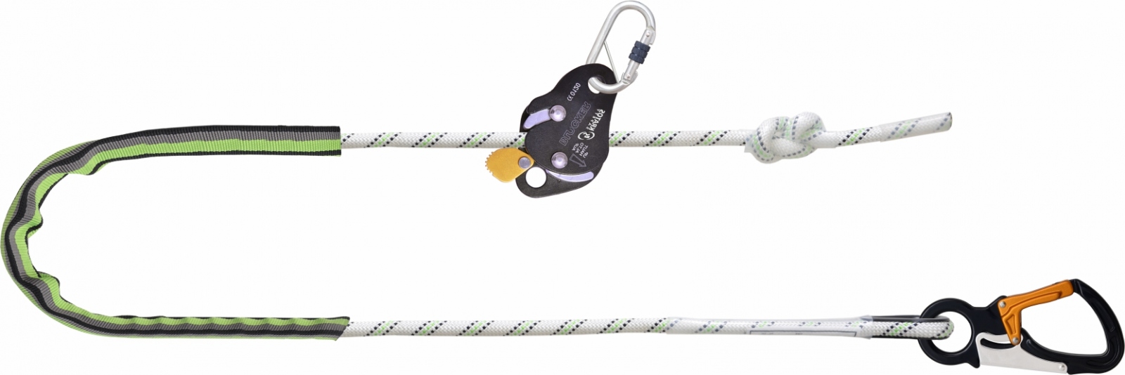 Kratos FA4090650 Work Positioning Kernmantle Rope Lanyard+adjuster 5m