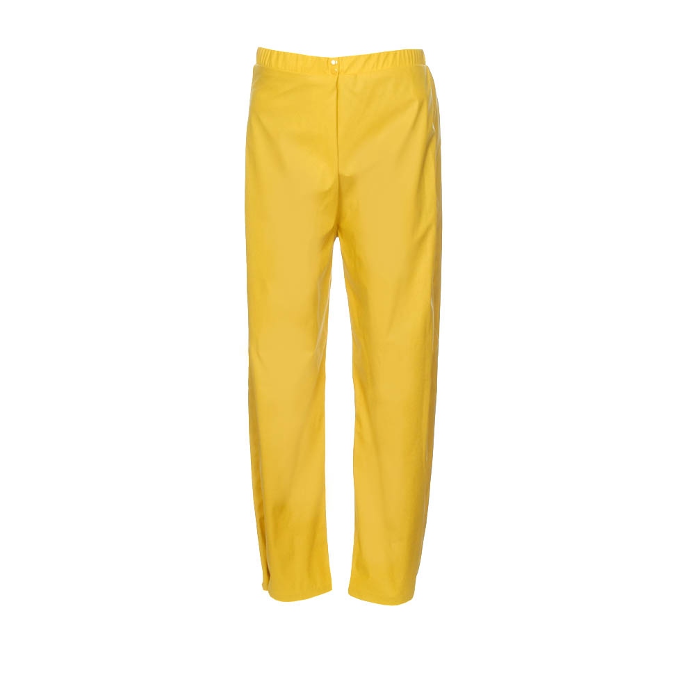 L-4122 PU stretch rain trousers yellow