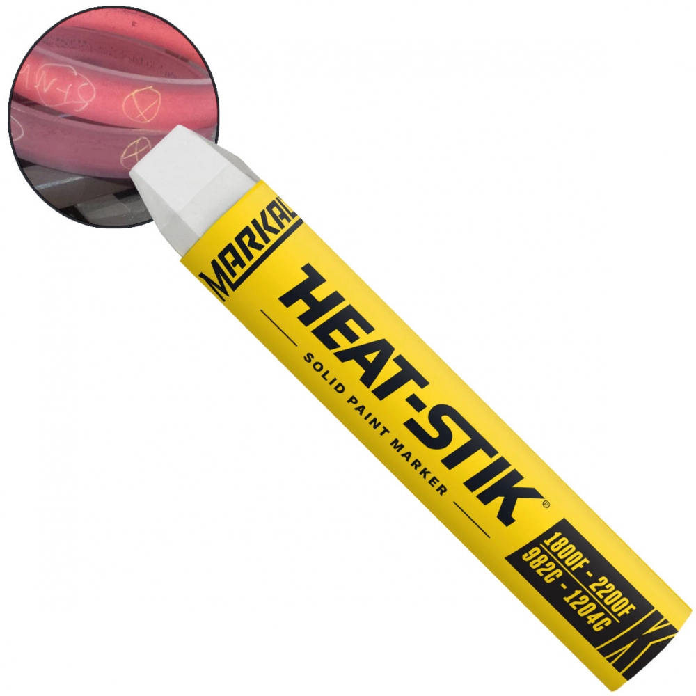 Markal K Heat-Stik Solid Paint crayons for hot steel 982°C to 1204°C