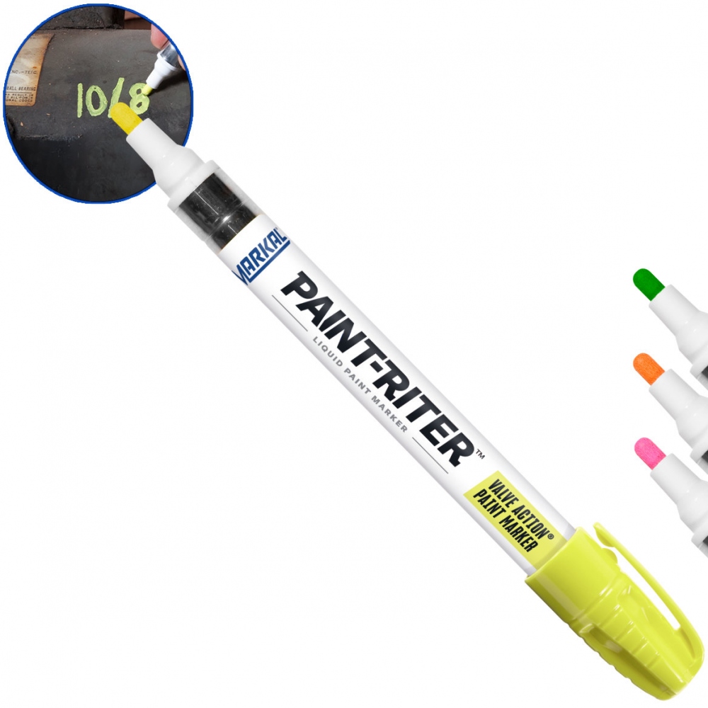 Markal Valve Action® low halogens paint marker fluorescent 2-4 mm