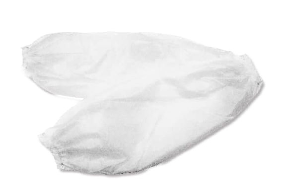 Laminated disposable sleeve covers waterproof white 40cm