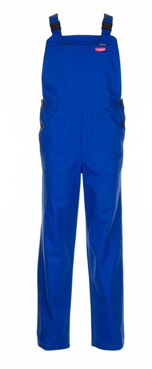 Planam BW270/1530 Work dungarees 100% cotton royal blue XS-3XL