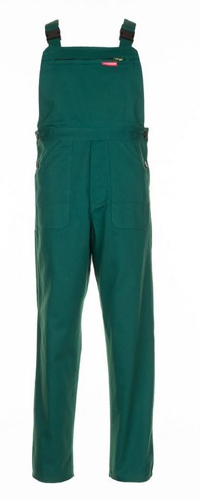 Planam BW270/1533 Work dungarees 100% cotton green XS-3XL