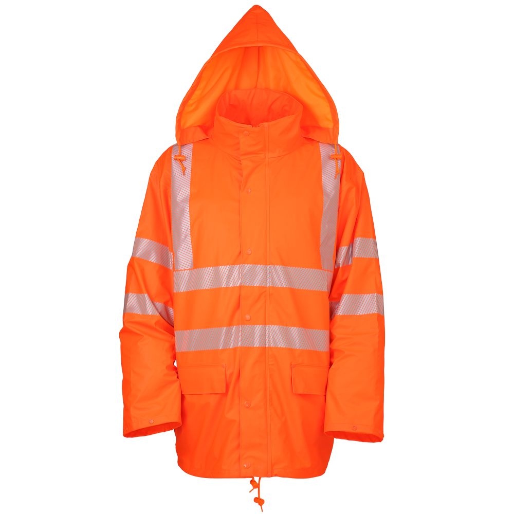LeiKaTex 4160 Breathable Comfortable Warning-Stretch-Rain Jacket