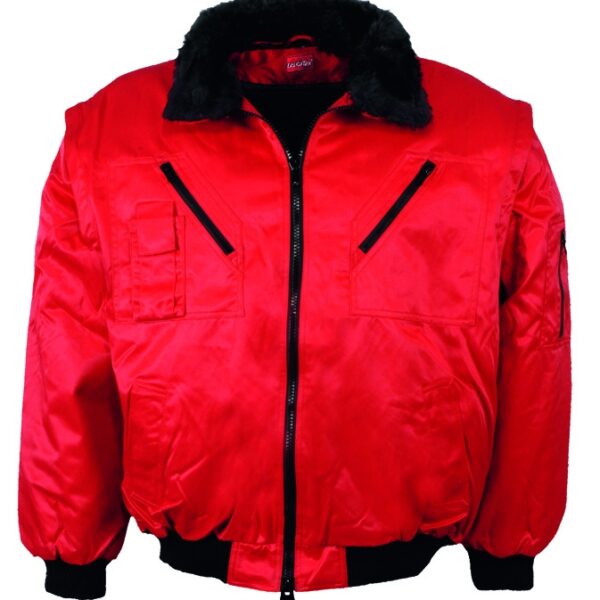 LeiKaTex 480490 PITZTAL 4 in 1 working pilot jacket red