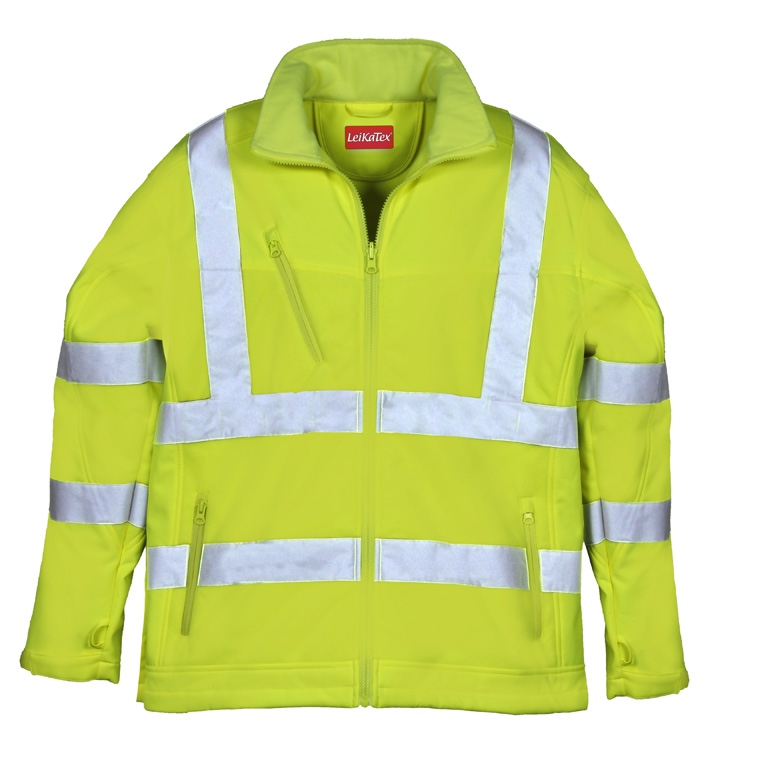 Leikatex 490960 High visibility fleece jacket yellow