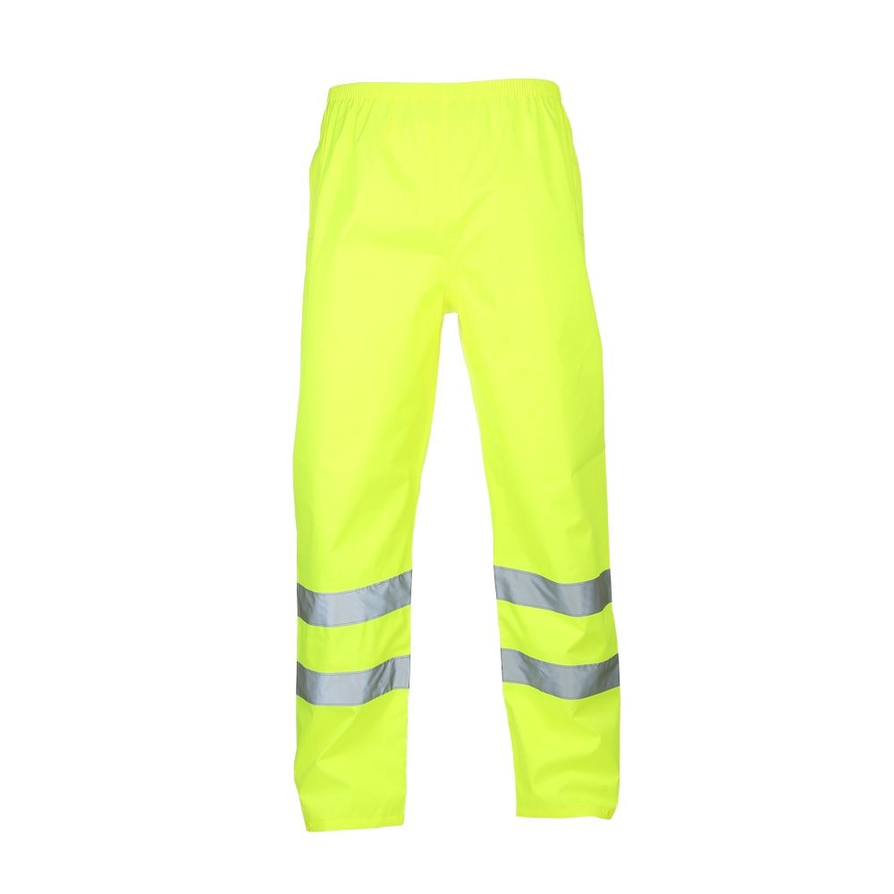 LeiKaTex 4152 High visibility rain trousers yellow