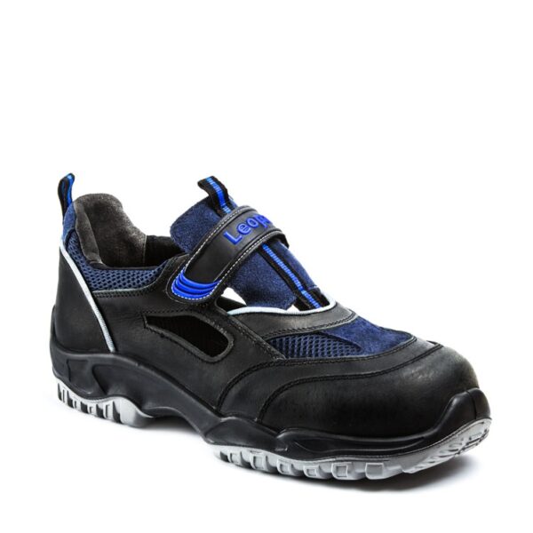 Leopard 0442 Safety velcro sandals Refreshing protection S1