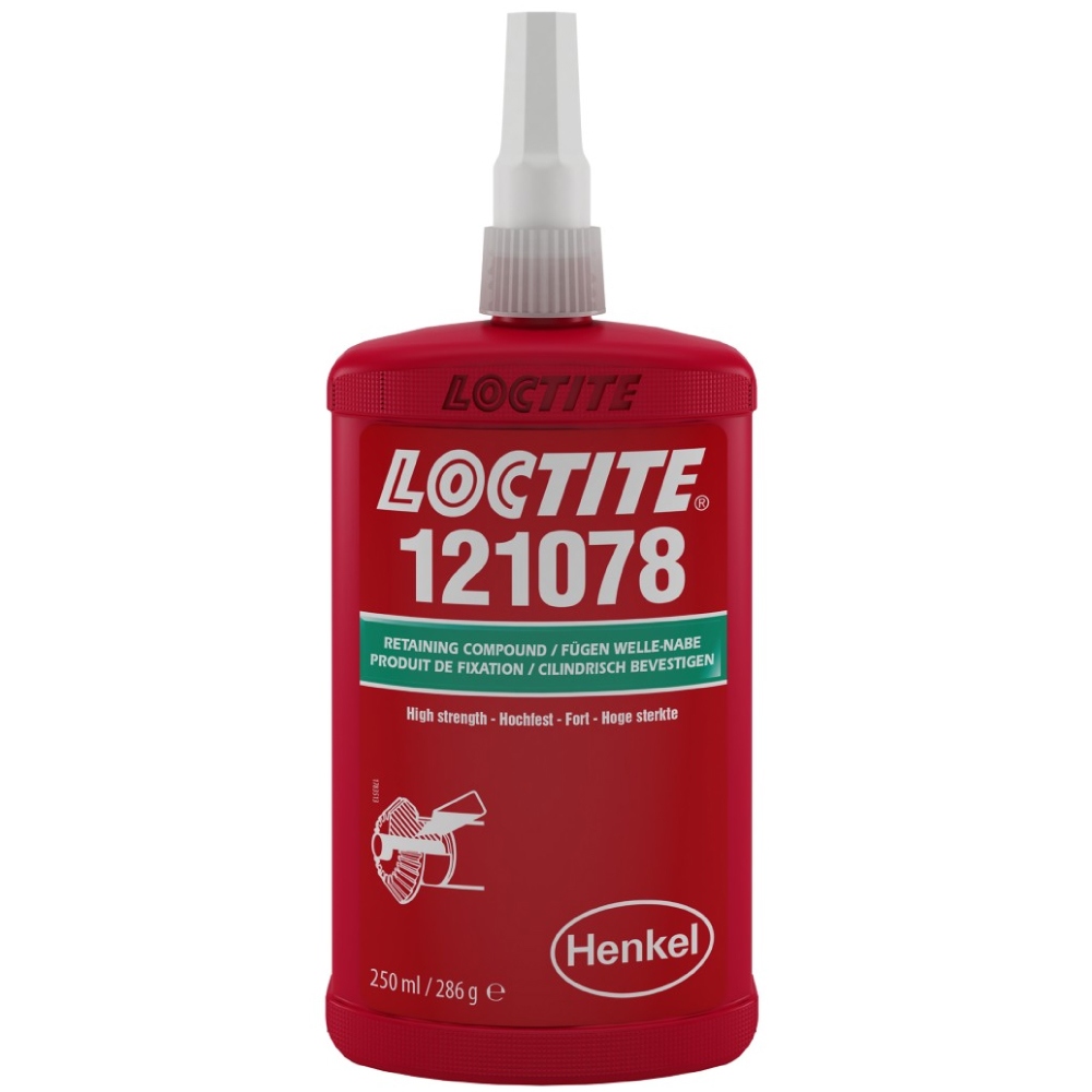 Loctite 121078 Retaining compound high strength green 250ml