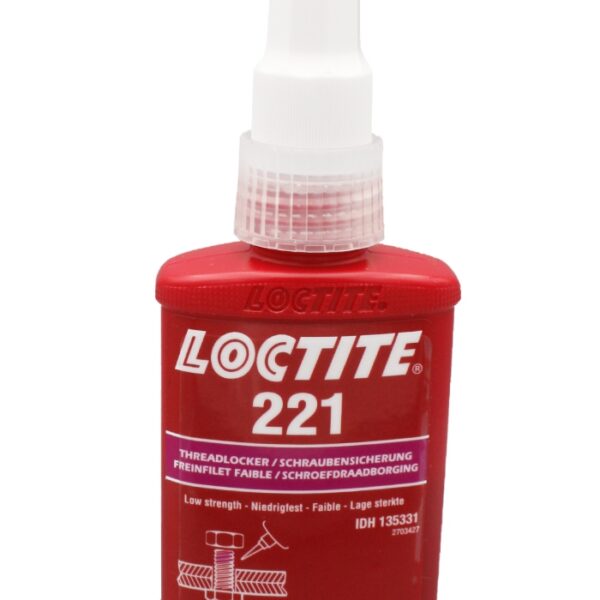 Loctite 221 Threadlocker for small screws low strength purple 50ml