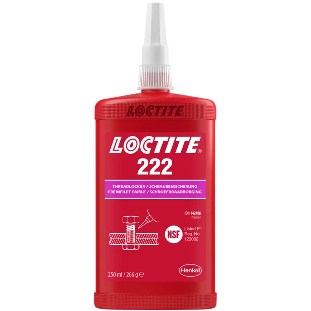 Loctite 222 Threadlocker low strength purple 250ml