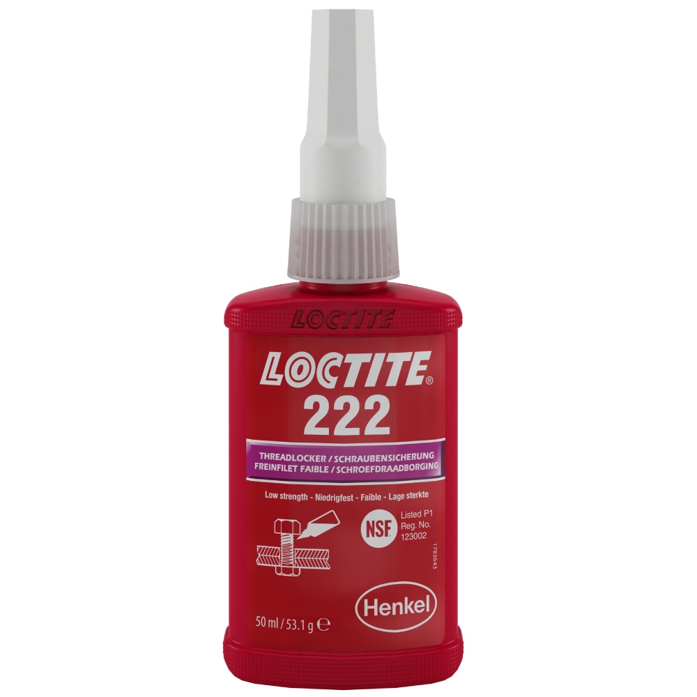 Loctite 222 Threadlocker low strength purple 50ml