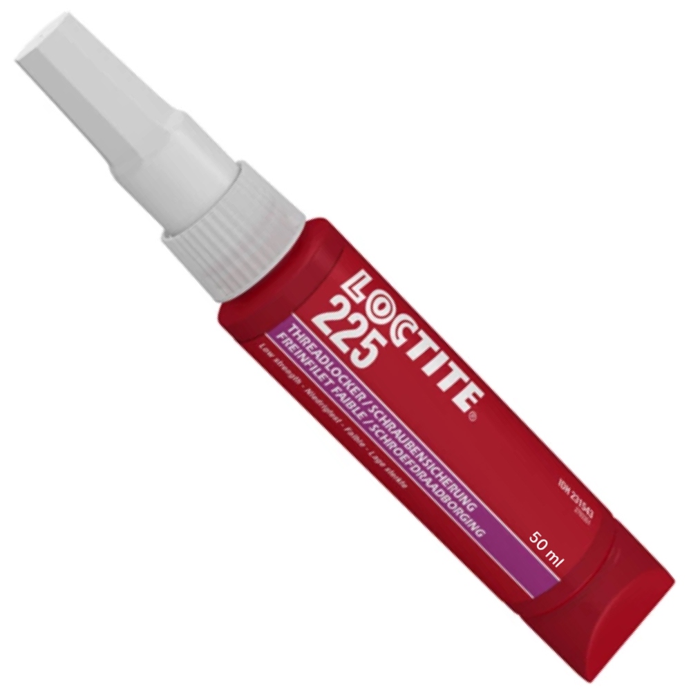 Loctite 225 Threadlocker medium viscosity low strength brown 50ml