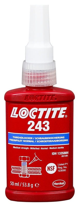 Loctite 243 Threadlocker medium strength blue 50ml