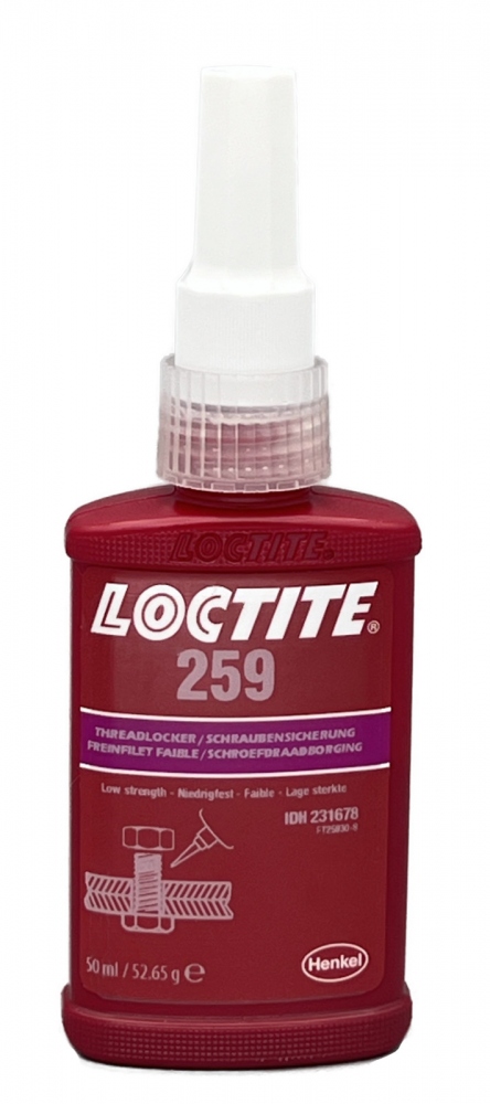 Loctite 259 Threadlocker low strength purple 50ml