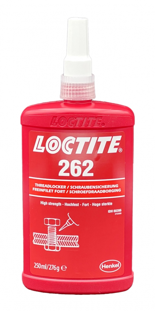 Loctite 262 Threadlocker thixotropic medium-to-high strength red 250ml