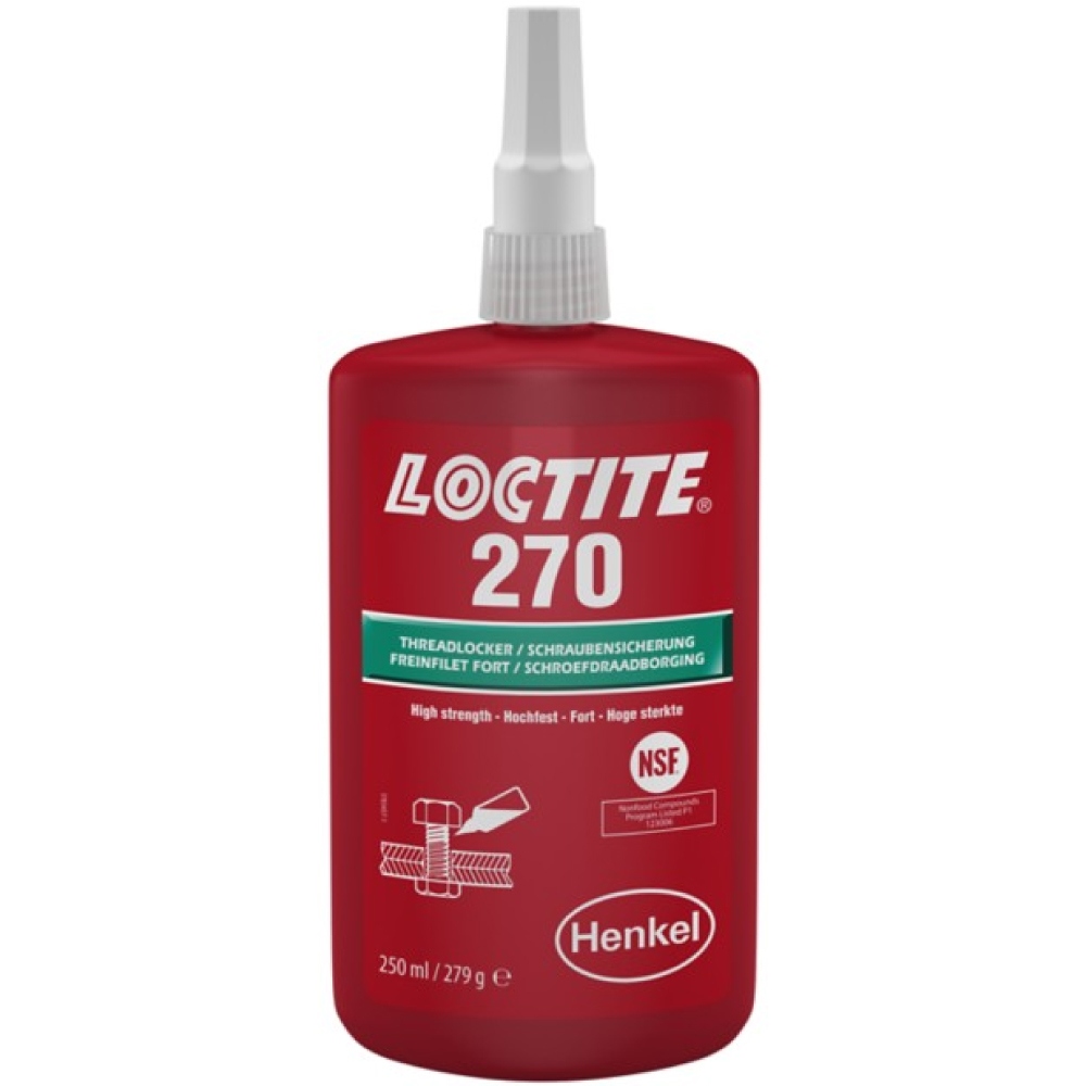 Loctite 270 Threadlocker high strength green 250ml