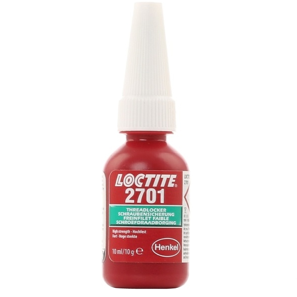 Loctite 2701 Threadlocker for chromated screws high strength 10ml
