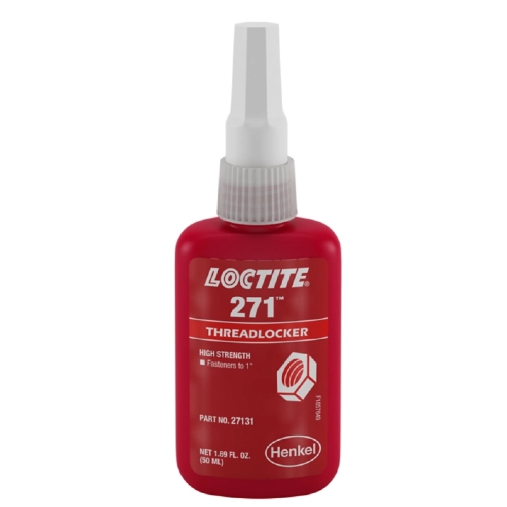 Loctite 271 Threadlocker for large screws high strength red 50ml