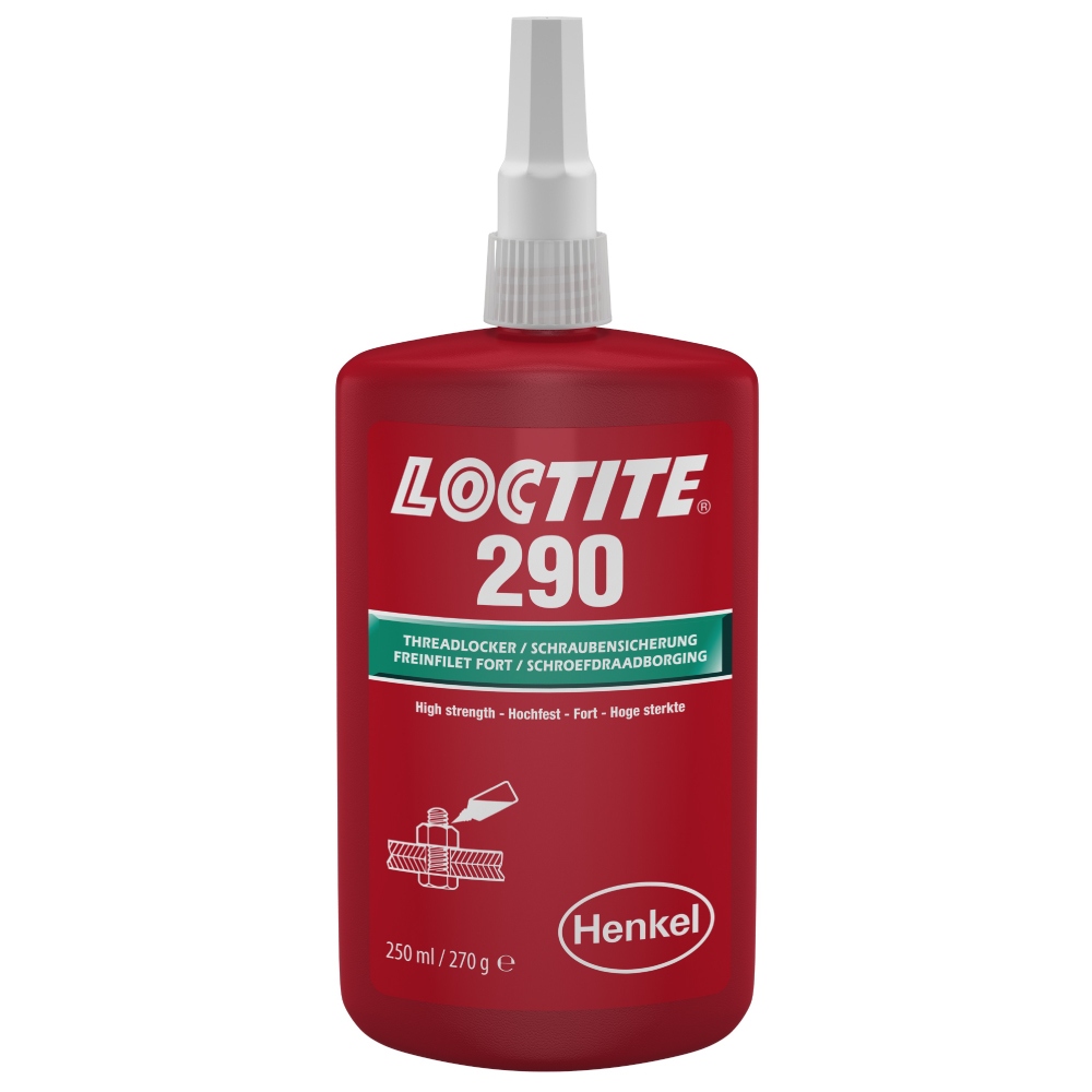 Loctite 290 Wicking Grade Threadlocker medium-high strength green 250m