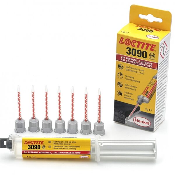 Loctite 3090 2-K Instant Adhesive for multi-purposes transparent 10g