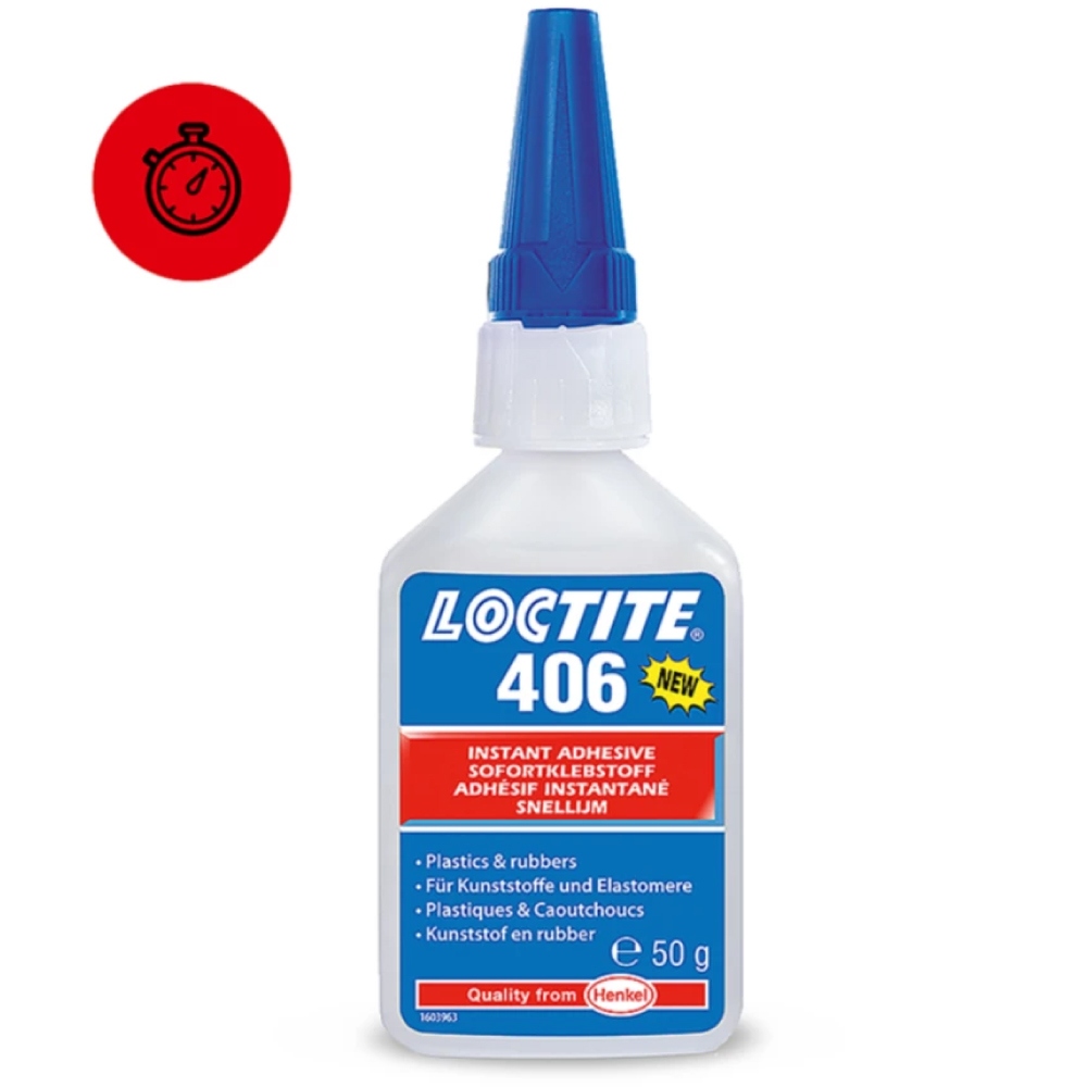 Loctite 406 Cyanoacrylate instant glue low viscosity 50g