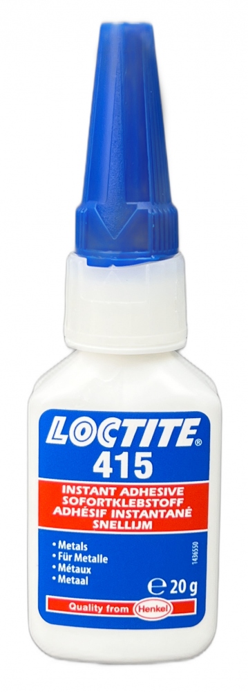 Loctite 415 CA Instant adhesive for metals high viscosity clear 20g