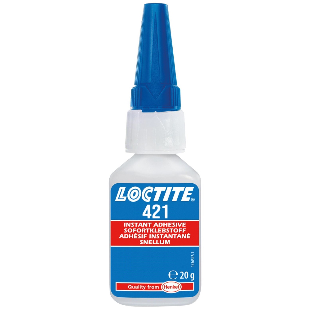 Loctite 421 Medium viscosity Cyanoacrylate adhesive clear 20g